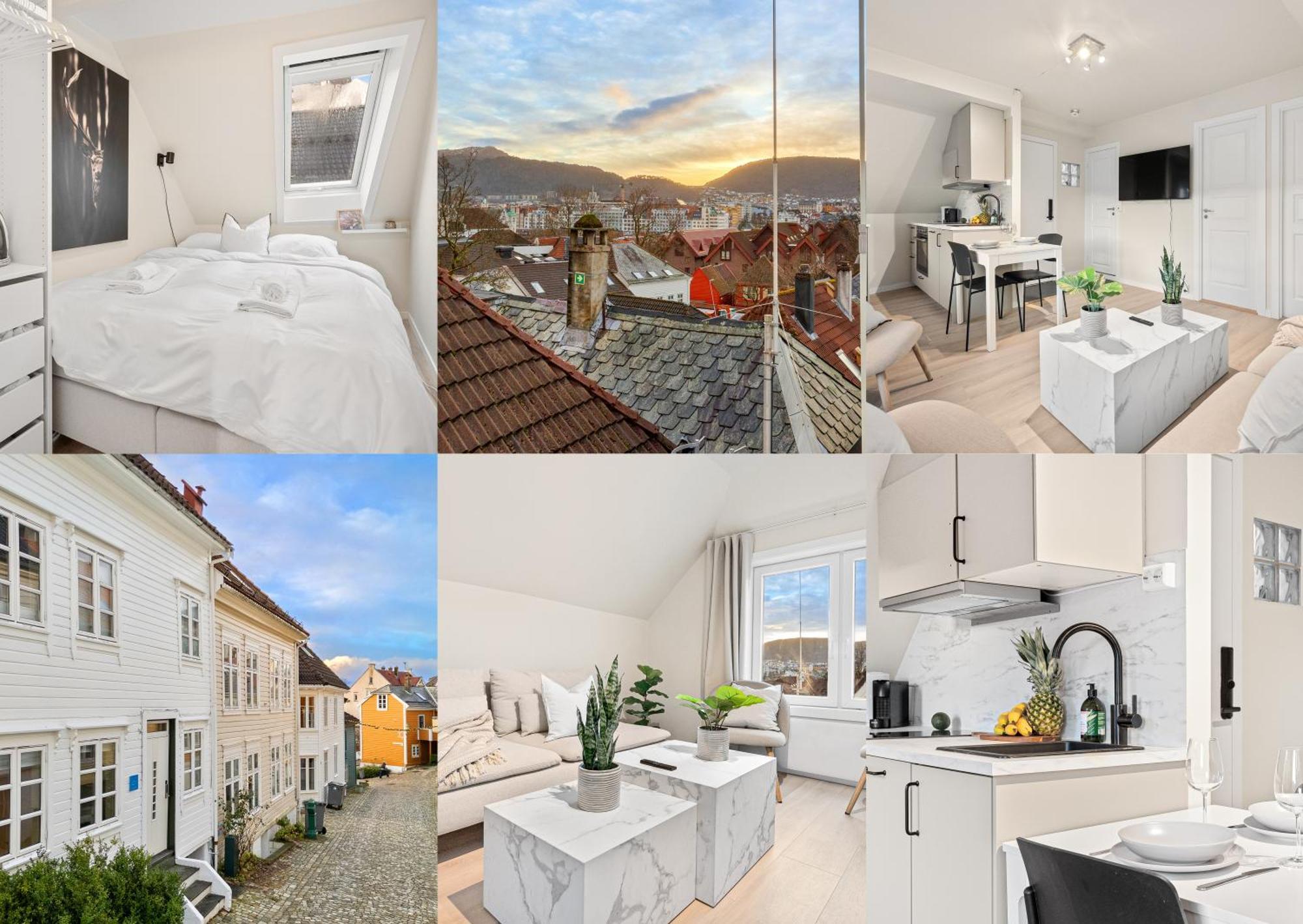 View To Bryggen - Renovated Dec 24 - Historic Cobblestone Street Leilighet Bergen Eksteriør bilde